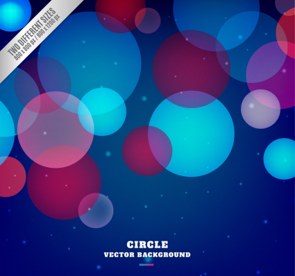 Creative circular background design vector material