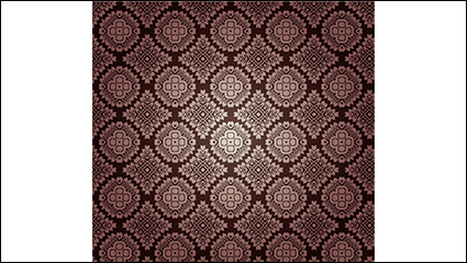 Maroon retro pattern background vector material