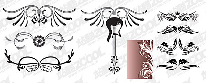 The tide patterns vector