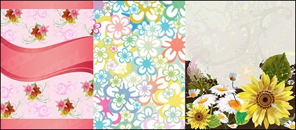 Flowers associated vector