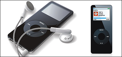 iPod vector material