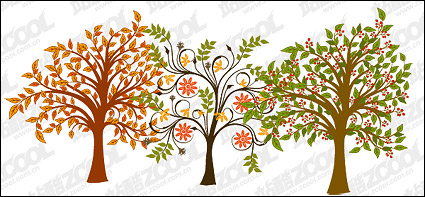 trees vector material