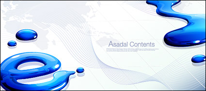 E Vector drops composed of material