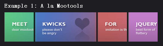 JQuery-based telescopic type menu (JS + CSS)