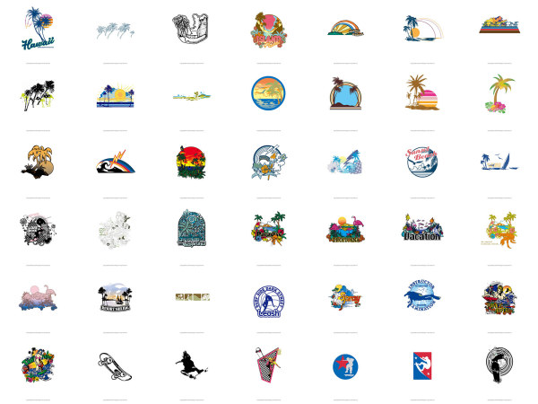 Garment Printing Pattern Vector