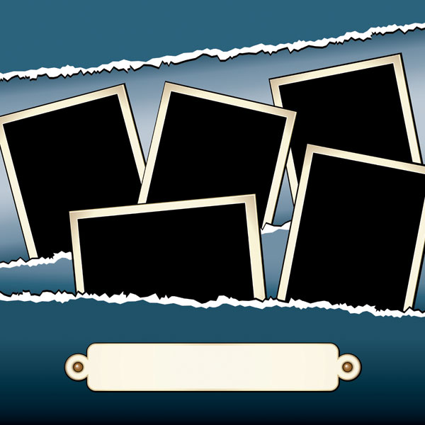 Album template vector material