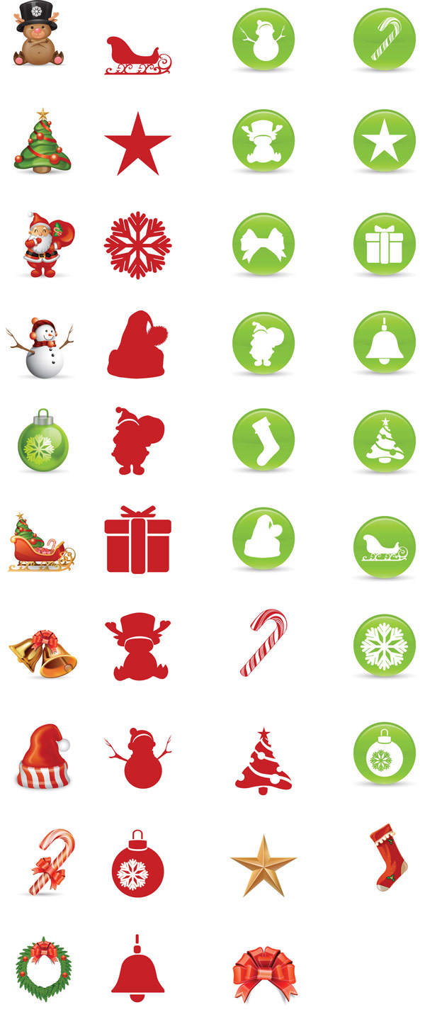 Christmas Icons Vector