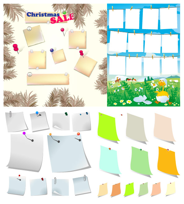 Paper Series Vector material