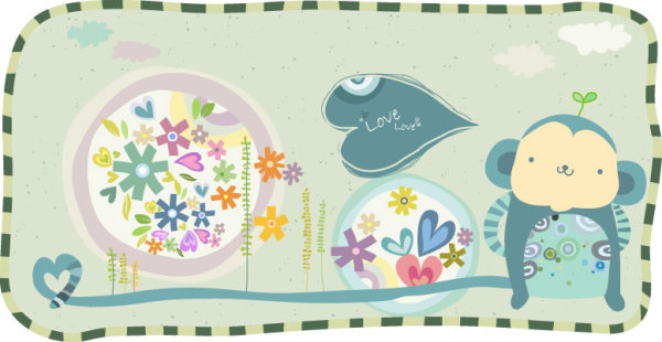 Fashion design cartoon animals
