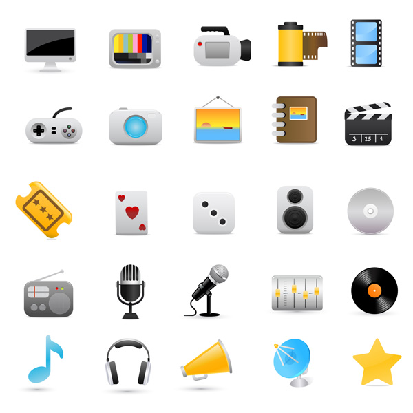 Simple icon vector material