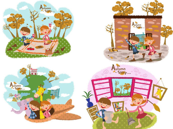 Autumn Tale vector 5