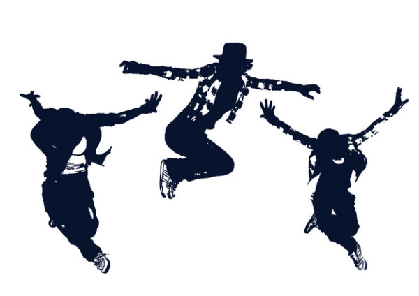 Classical figures dance vector