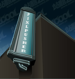 Outdoor advertising license Vector