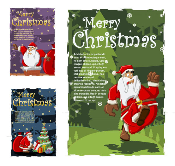 Funny Santa Claus vector