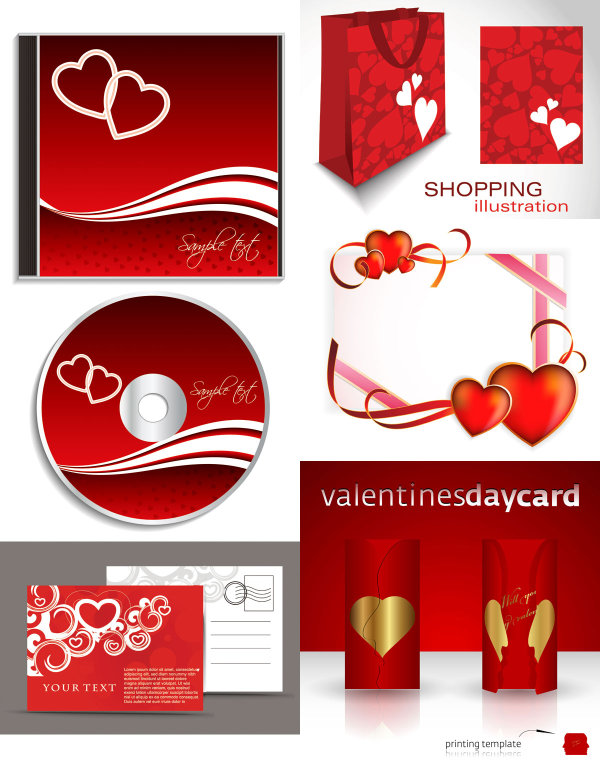 Elements of the romantic Valentine's Day 02