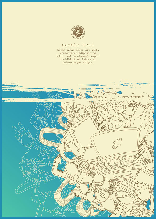 Trend Illustrator vector material -3