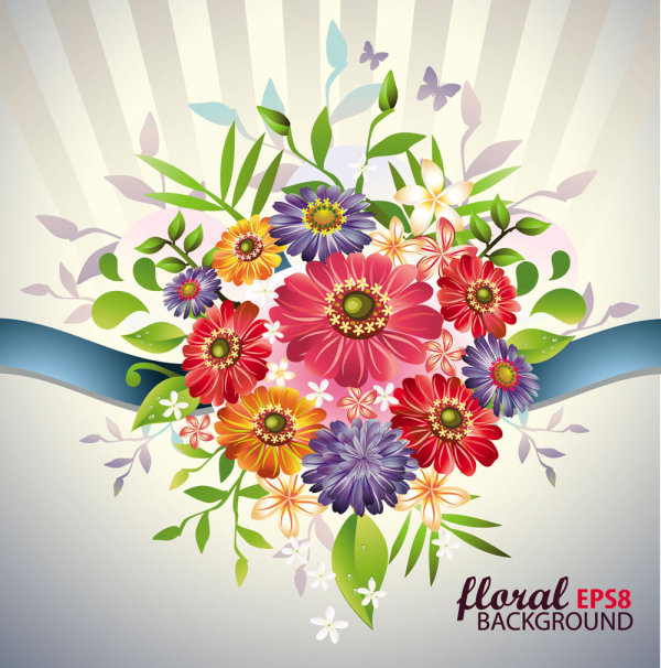 Beautiful bouquet 04-- vector material