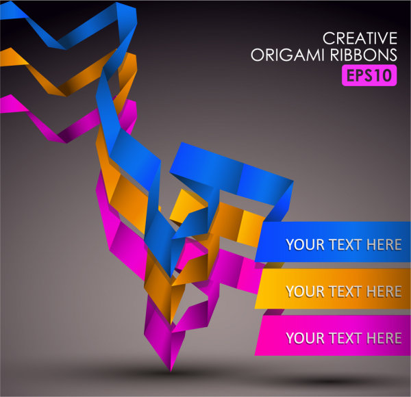 Exquisite color layout material 05 - vector