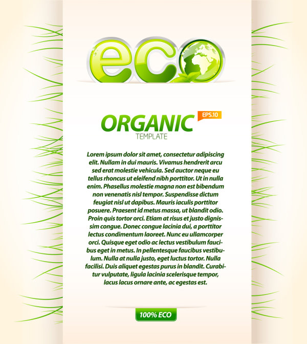 Environmental material layout design 01 - Vector