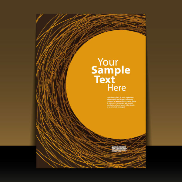 Messy lines background material 02 - vector