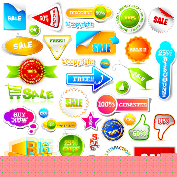 Fashion label 01 - vector material