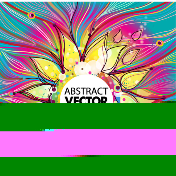 Colorful lines pattern 02 - vector material