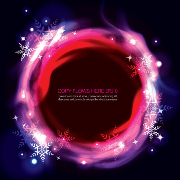 Dynamic glare background 02 - vector material