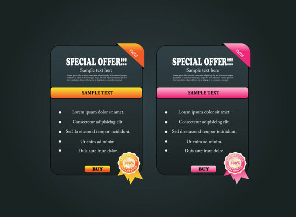 The exquisite Menu - Vector