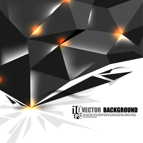 Brilliant sense of technology background 01 - vector material
