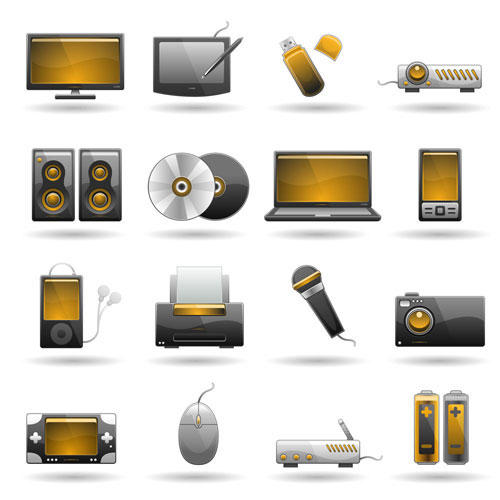 Technology Products icon 01 - vector material
