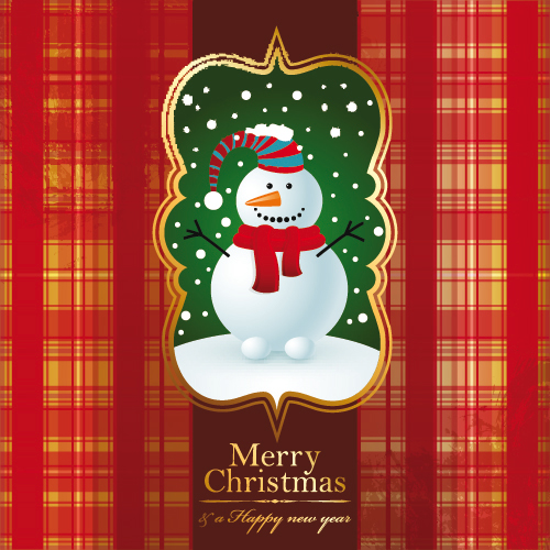 Beautiful Christmas background 03 - Vector material