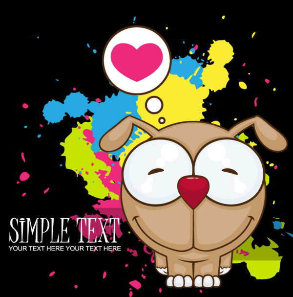 The trend of animal illustrator 01 - vector material