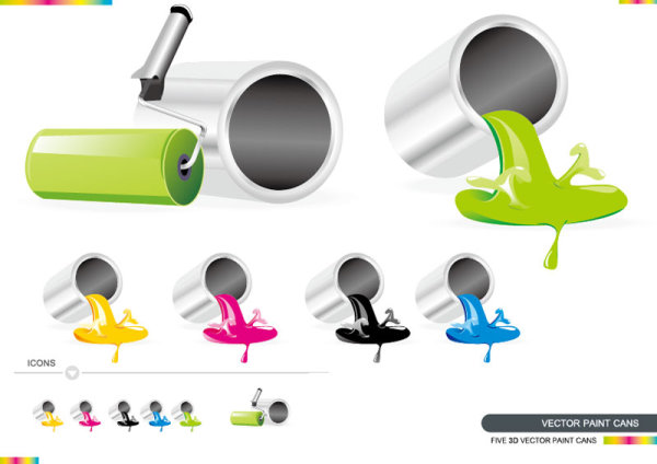 CMYK color 02 - vector material