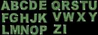 Diamond English and digital vector material (green)