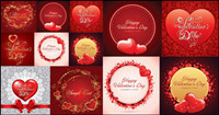 ++Romantic greeting cards vector material++