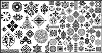 Ancient style pattern - vector material