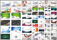 24 beautiful and practical business card template - vector material