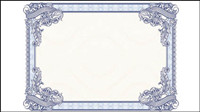 Fine pattern border background 02 - vector