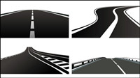 Realistic highway 01 - vector material