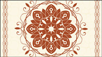 Exquisite European-style pattern 05 - vector