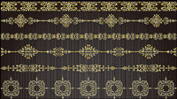 Gold lace pattern 03 - vector material