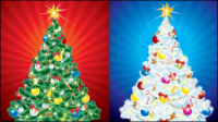 Christmas tree 01 - vector material