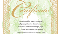 Certificate of Commendation 02 - vector material