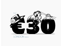 Trends, innovative design of the English font