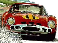 Appreciate the hand-painted car