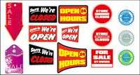 sale, discounts, tag, sticker vector
