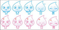 Expression Vector cartoon water droplet