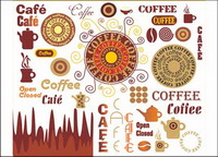 Coffee Art Vector material