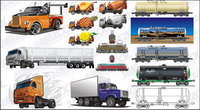 Large automobile Vector material package