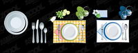 tableware vector material